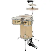 Dimavery CDS Cocktail Drum set, esdoorn wit
