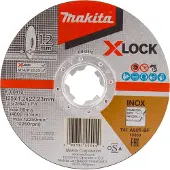 Makita Accessoires E-00418 | Doorslijpschijf | X-LOCK | 125x1,2x22,23mm | RVS | 10 stuks - E-00418