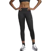 Nike Fast Crop Running 7/8 Mid Length Zwarte Legging