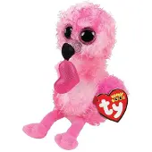 Ty Beanie Boo Dainty de roze Flamingo 15cm
