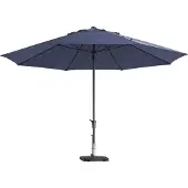 Madison Stokparasol Timor dia. 400 cm safier blauw zonwering