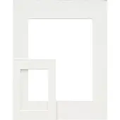 Deknudt Frames passe-partout - wit - foto 20x30 - buitenformaat 30x45