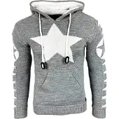 Rusty neal Grof gebreide hoodie