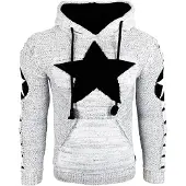 Rusty neal Grof gebreide hoodie