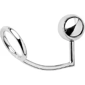 Rimba - RVS Cockring Met Buttplug - Anaal Slot L