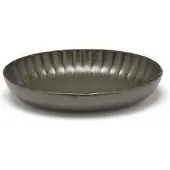 Serax Serveer kom ovaal 19cm groen Inku Sergio Herman 2st.
