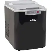 Weasy KW12 ijsmachine / 12 kg ijsblokjes per dag / 1,5 liter / Waterniveau-indicator / zwart