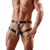 Svenjoyment Underwear - penisharnas met cockring - zwart - M/L