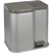 Curver Duo Pedaalemmer Prullenbak met Losse Binnenemmer - 15L + 6L - Grijs