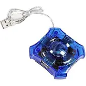 Esperanza EA150B, USB 2.0, USB 2.0, Blauw, 0,6 meter, USB