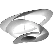 Artemide Design plafondlamp Pirce Mini, dimbaar, wit / opaal, Slaapkamer, Aluminium, Design, plafondlamp design