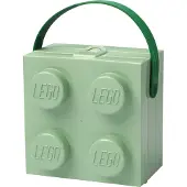 LEGO - Lunchbox Brick 4 met Handvat - Polypropyleen - Groen