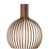 Secto Design Octo 4241 Small Hanglamp Walnut veneer