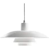Louis Poulsen Hanglampe , PH 4/3, dimbare, Wit, Woonkamer, Metaal, Designer