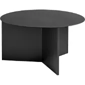 HAY Bijzettafel Slit Black Round Ø65 X H35,5 cm