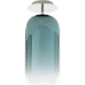 Artemide Plafondlamp , Gople, dimbare, Blauw, Woonkamer, Glas, Designer