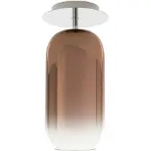 Artemide Design plafondlamp Gople Mini, dimbaar, brons / oud-messing, Woon-/ Eetkamer, Glas, Design, plafondlamp design