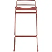 HAY Barstoel Hee Bar Stool Sled Base H65 Standard Glider Rust Powder Coated Steel