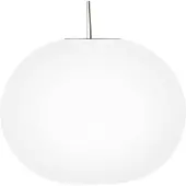 Flos Hanglampe , GLO-BALL, dimbare, Wit, Woonkamer, Glas, Designer