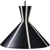Warm Nordic Hanglampe , Bloom Stripe, dimbare, Wit, Eetkamer, Metaal, Vintage / Retro