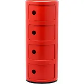 Kartell Componibili Classic Opbergunit Red | 4 doors