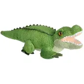 Wild republic knuffel alligator 20 cm pluche groen