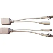 Gembird utp poe passive kit adaptateur, 0,15m pp12-poe-0.15m-w