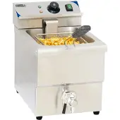 Casselin friteuse met aftapkraan 8l roestvrij staal - vei...