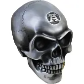 Alchemy England - Gothic Decoratieve Artikelen - Metalised Alchemist schedel - zilverkleurig | Maat Standard