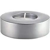 Carus - theelichthouder - metaal - zilver