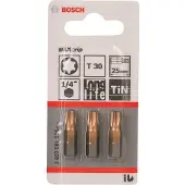 Bosch Bitskaart maxgrip tx30 blister van 3 bits