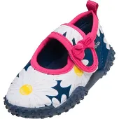 Playshoes waterschoenen Bloem meisjes navy/roze