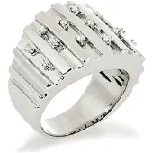 Orphelia Silver 925 Zr-3565;58 Ring In Out Zirconium