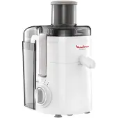 Moulinex JU3701, centrifugaal sapcentrifuge, wit, 0,95 liter, 6 cm, met veiligheidshandgrepen, 1 stuk