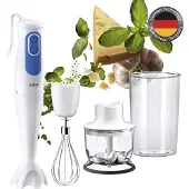 Braun MQ3025 700W Handmixer in Wit en Blauw