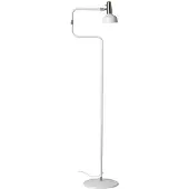Co Bankeryd Ray Vloerlamp wit, details in nikkel