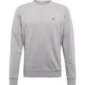 Napapijri Sweatshirt 'Balis' navy / grijs gemêleerd / rood / wit