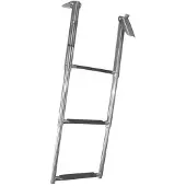 Lalizas Stainless Steel Telescopic Ladder Zilver 3 Steps