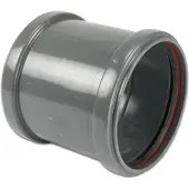 PVC handel Sok PVC-U 250 mm SN4 manchet DN250 grijs KOMO/BENOR