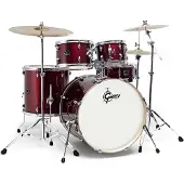 Gretsch drums Gretsch Energy 22" Drum Kit w/ Hardware & Paiste 101 Set Wine Red