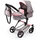 Bayer - Poppenwagen Neo Vario - Grijs met vlinder