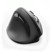 Hama EMW-500L - Draadloze ergonomische muis - 6 knoppen - 2.4 GHz RF - Zwart