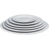 Hendi Wit Porselein Borden | 24cm (12 stuks)