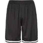 Urban Classics Shorts - Stripes Mesh Shorts - S tot 3XL - voor Mannen - zwart-wit - Maat XXL