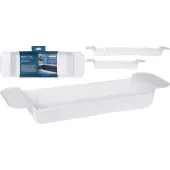 Excellent houseware Badplank - uitschuifbaar - 55 tot 78cm - kunststof - Badplanken