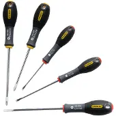 Stanley handgereedschap FatMax 5-delige Schroevendraaierset Parallel/Phillips - 0-65-440