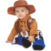 MOM - Cowboy vermomming met hoed voor baby - 7 - 12 maanden