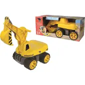 BIG - Power Worker Maxi Graafmachine - Loopauto - Werkvoertuig - 50kg belastbaar - vanaf 3 jaar - Buitenspeelgoed
