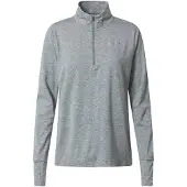 Nike Element 1/2 Zip Up Grijs Top Met Lange Mouwen