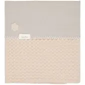Koeka Deken Wieg Antwerp Sand/ Misty Grey